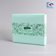 Custom logo printed foldable paper packaging box for facial mask